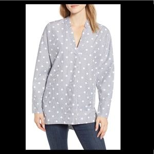 Lou and Grey stripe pop on tunic